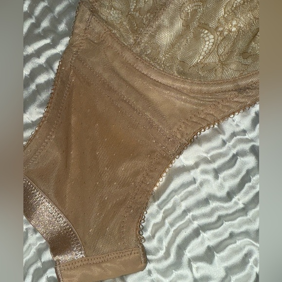 Wacoal 855186 Retro Chic Chantilly Lace Bra 32G in Toast  / Nude / Tan New - Picture 3 of 9